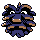 Pineco sprite in Pokémon Silver