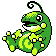Politoed sprite in Pokémon Silver