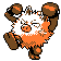 Primeape sprite in Pokémon Silver