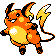 Raichu sprite in Pokémon Silver
