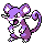Rattata sprite in Pokémon Silver