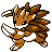 Sandslash sprite in Pokémon Silver