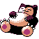 Snorlax sprite in Pokémon Silver