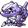 Steelix sprite in Pokémon Silver