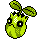 Sunkern sprite in Pokémon Silver