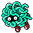 Tangela sprite in Pokémon Silver