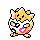 Togepi sprite in Pokémon Silver