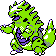 Tyranitar sprite in Pokémon Silver
