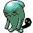 Wobbuffet sprite in Pokémon Silver