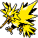 Zapdos sprite in Pokémon Silver