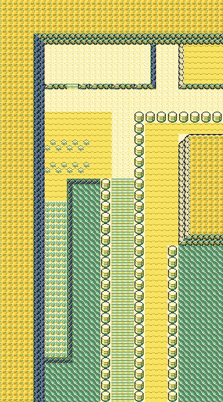Route 24 map for Charmander