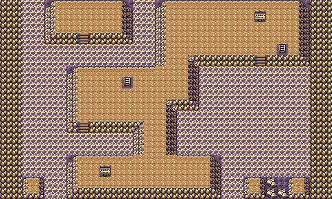 Seafoam Islands B4F map for Articuno
