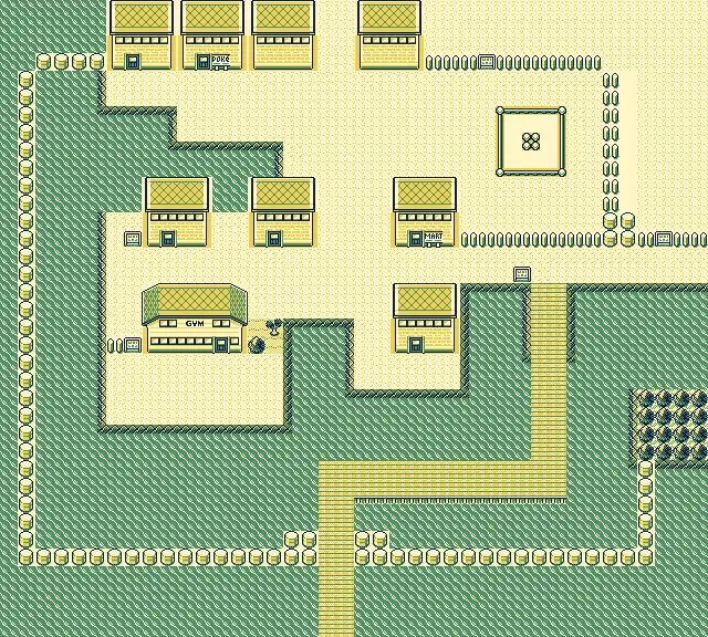 Vermilion City map for Squirtle