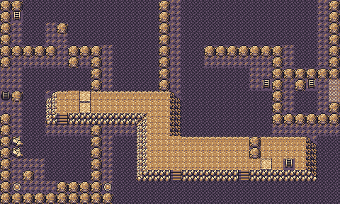 Victory Road 2F map for Moltres