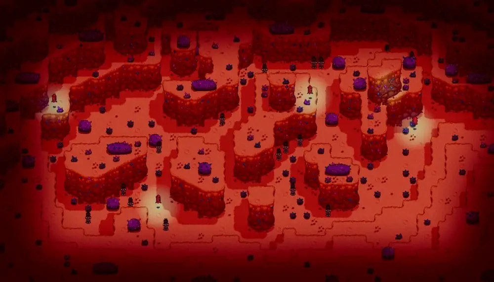 Farm iridium ores in the Iridium Quarry in Crimson Badlands