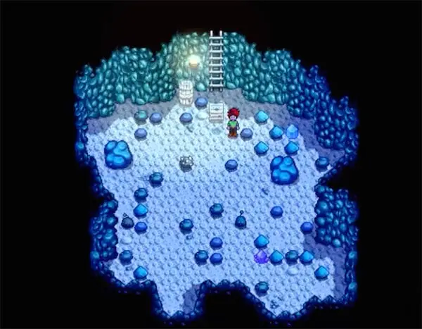 Level 41, highlighting where Iron Ores usually appear