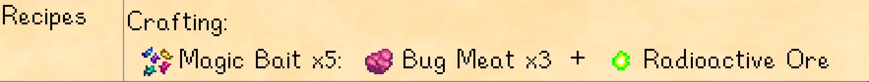 Magic Bait recipe