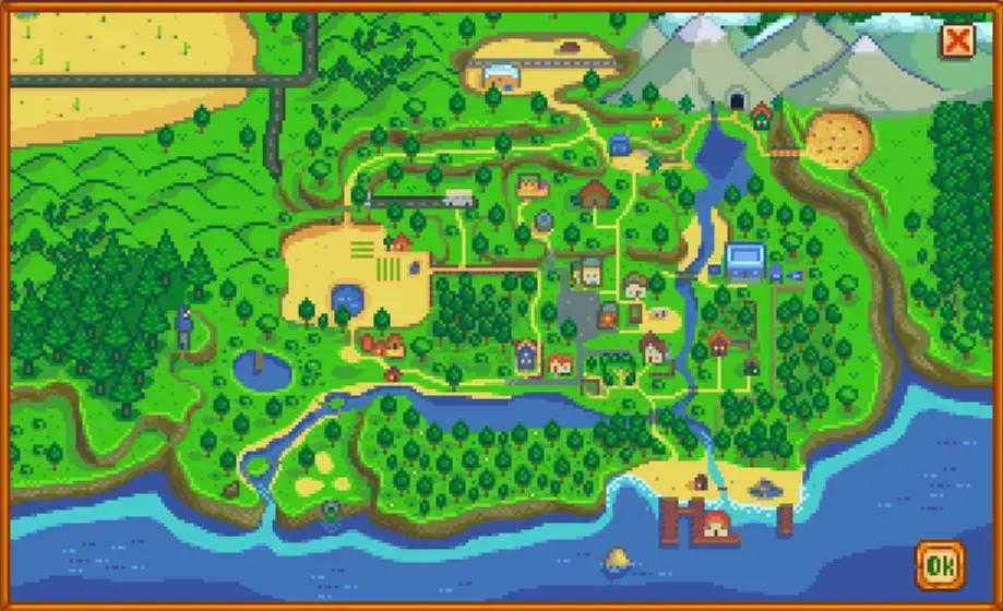 Stardew Valley Farm Landscape