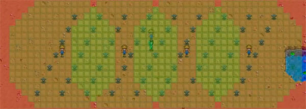 optimal Scarecrow placement in relation to sprinklers