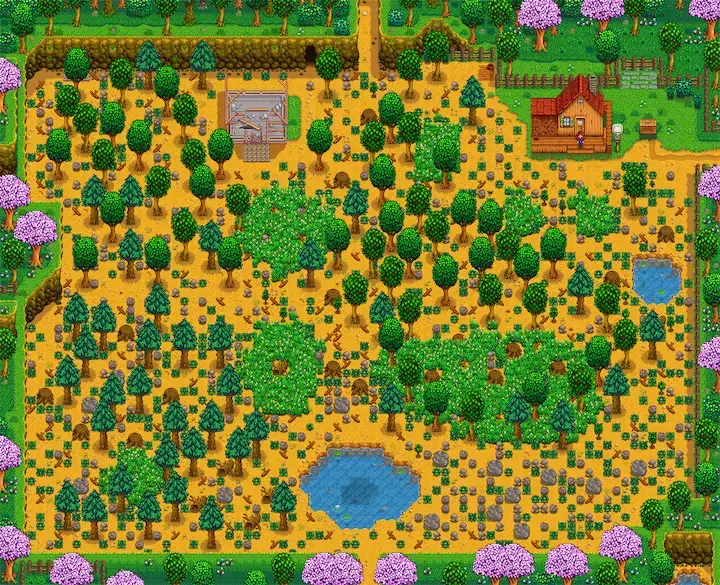 Screen shot of your farm