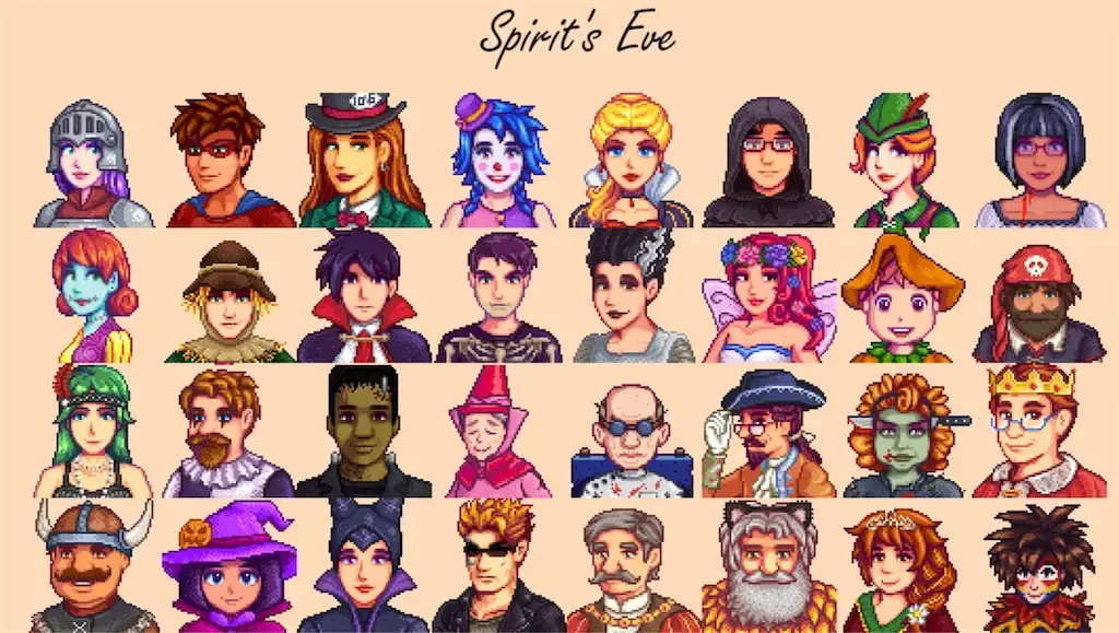 Seasonal Villager Outfits