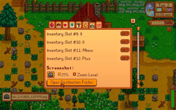 Taking Screenshots