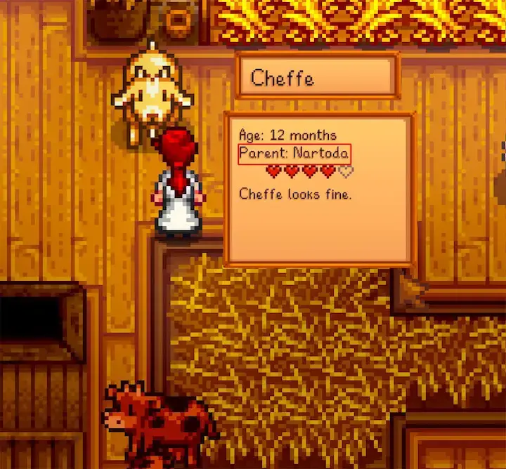 A screenshot of baby animals in Stardew Valley