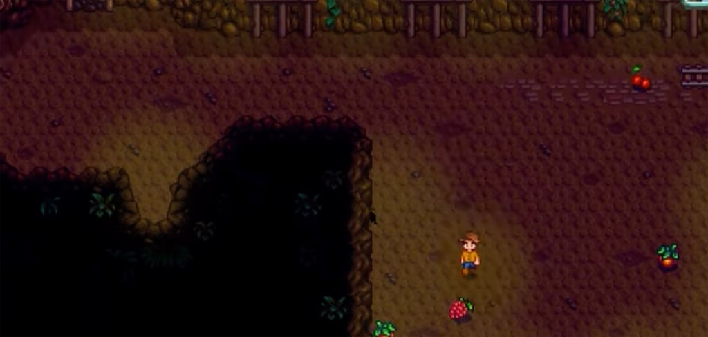 A Bat/Mushroom Cave on the farm with more space for kegs