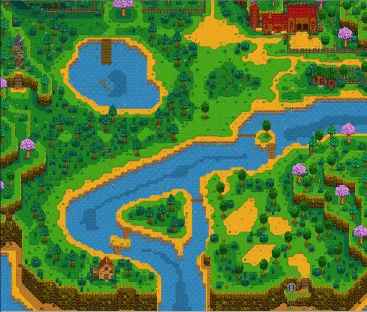 A screenshot of Cindersap Forest