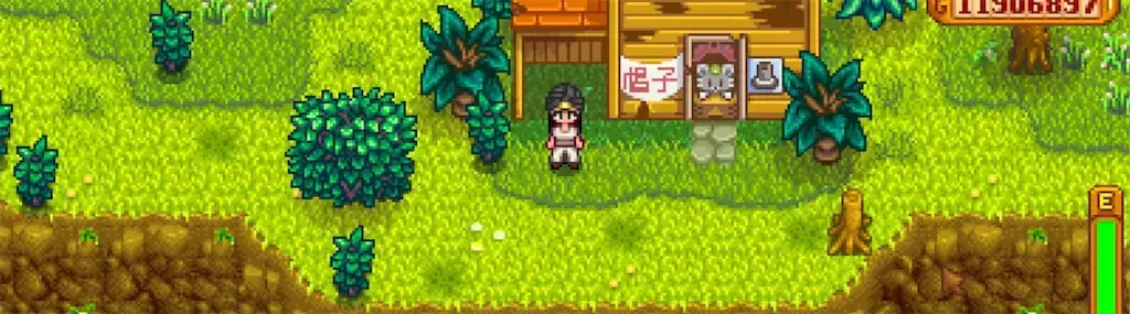 A character wearing the Elegant Turban in Stardew Valley