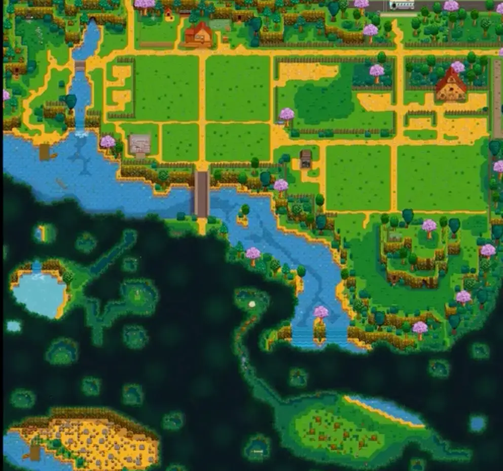 A bird's-eye view of Immersive Farm 2 Remastered
