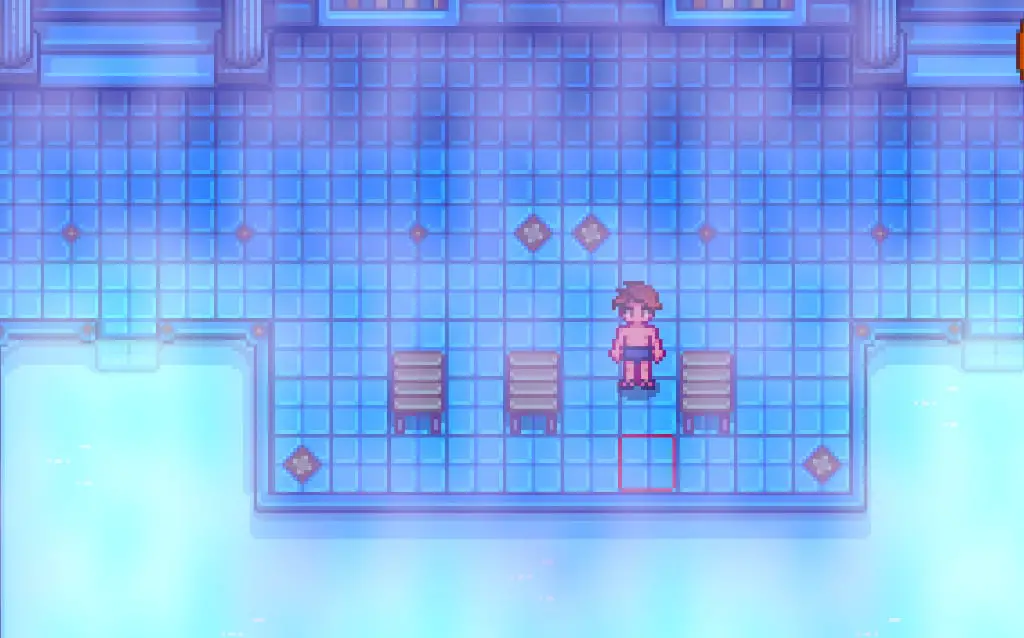 main pool area