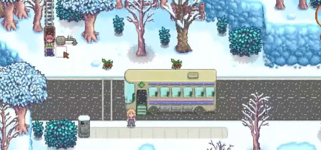The Minecart in Stardew Valley