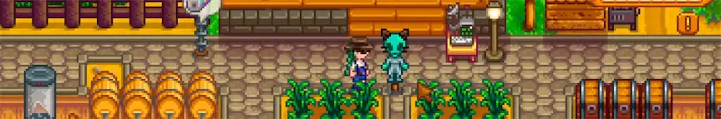 A scarecrow wearing a hat