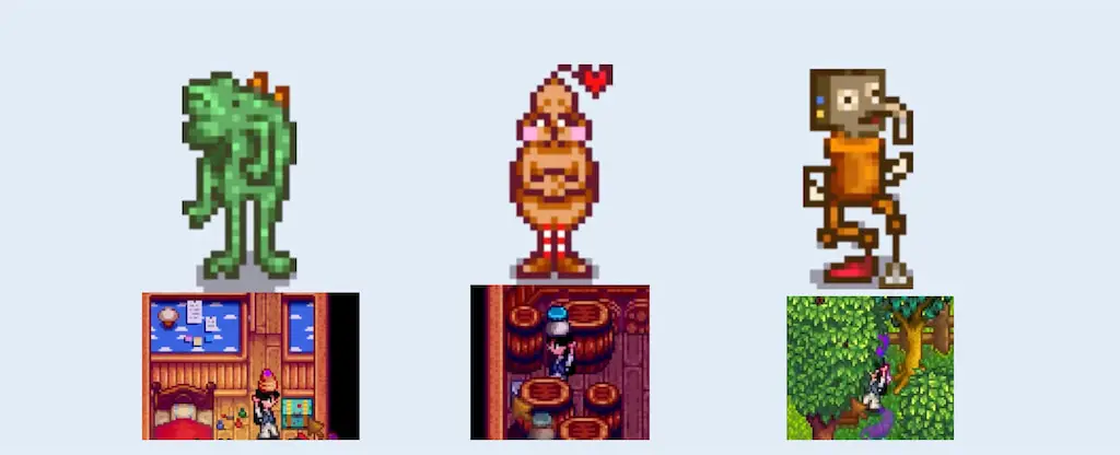 Three secret furniture items