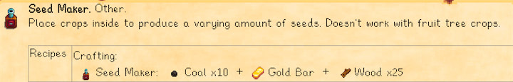 Picture of Seed Maker in Stardew Valley