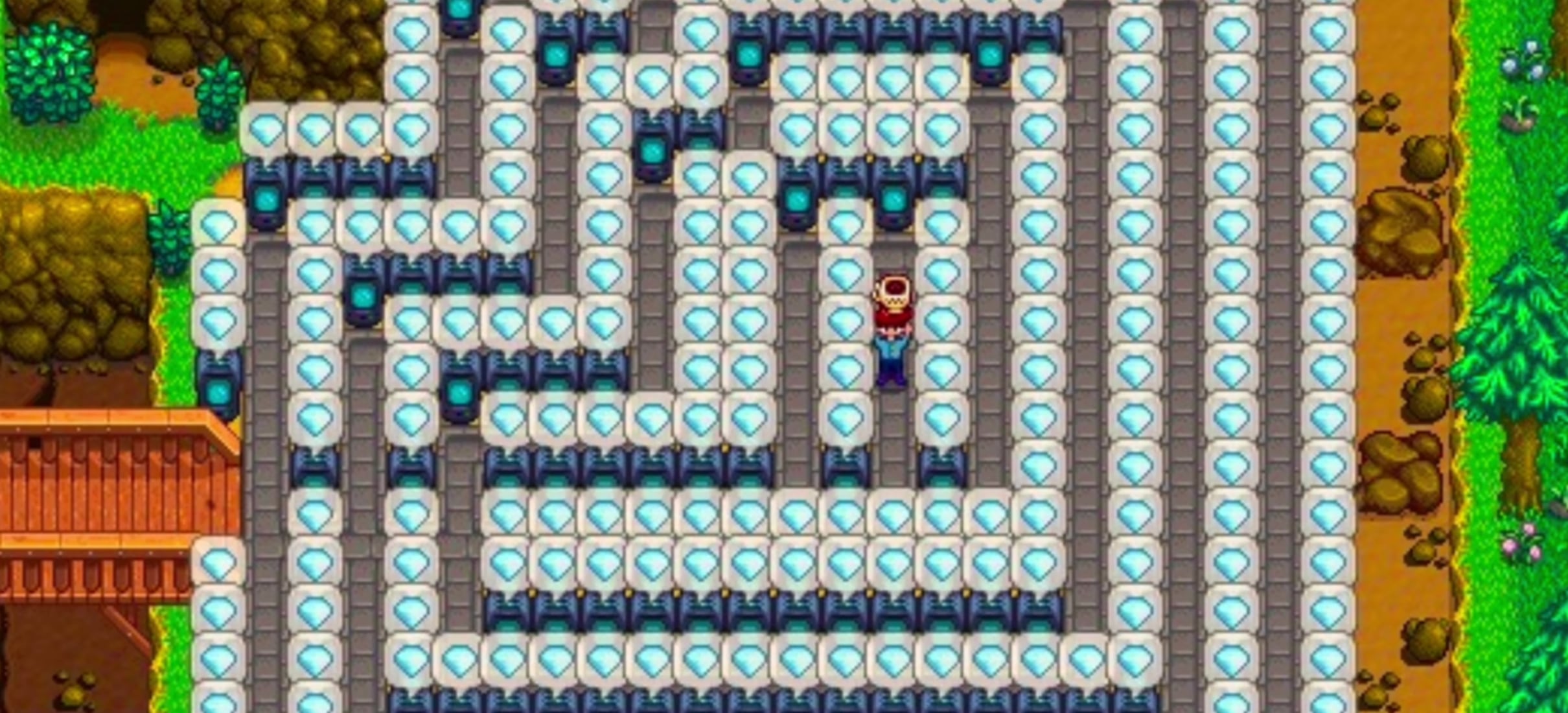 Selling gems in Stardew Valley