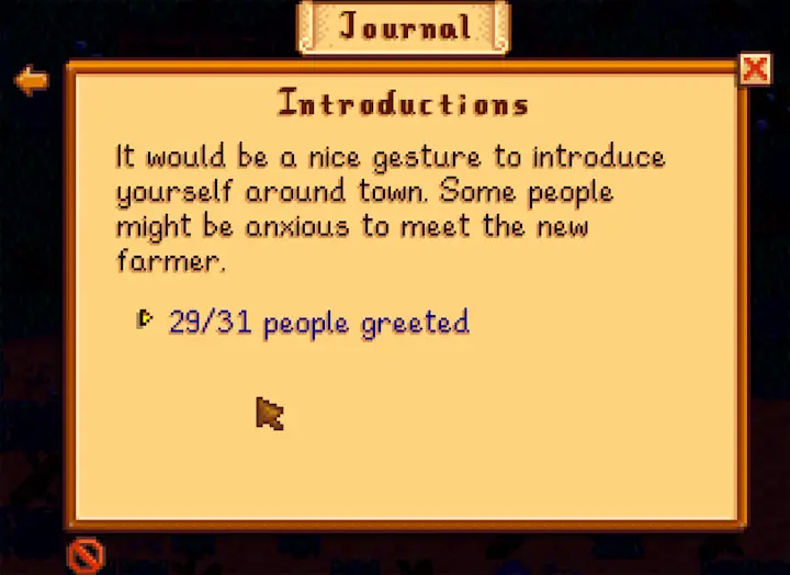 The Introductions quest