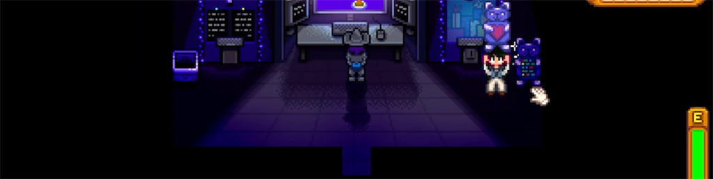 A screenshot of the True Perfection statue in Stardew Valley