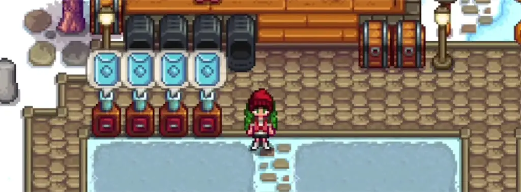 A screenshot of Winter Seeds in Stardew Valley
