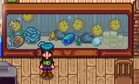 Screenshot of new fish added by the Aquatic Overhaul mod in Stardew Valley Expanded