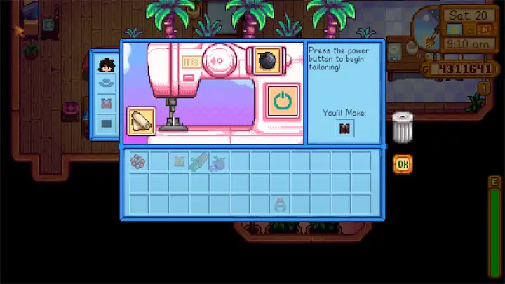 A crafted Bomber Jacket in Stardew Valley Expanded