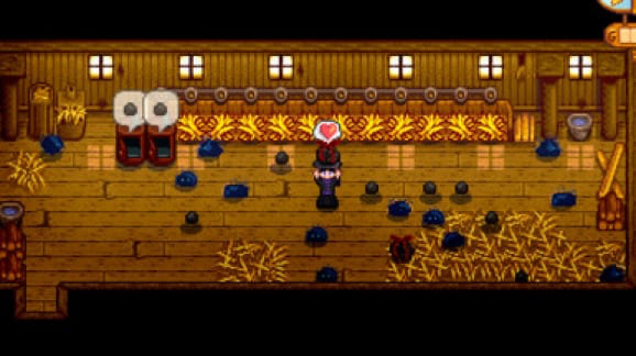 A Dust Sprite in Stardew Valley