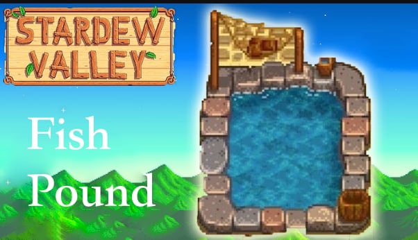 Fish pond in Stardew Valley game