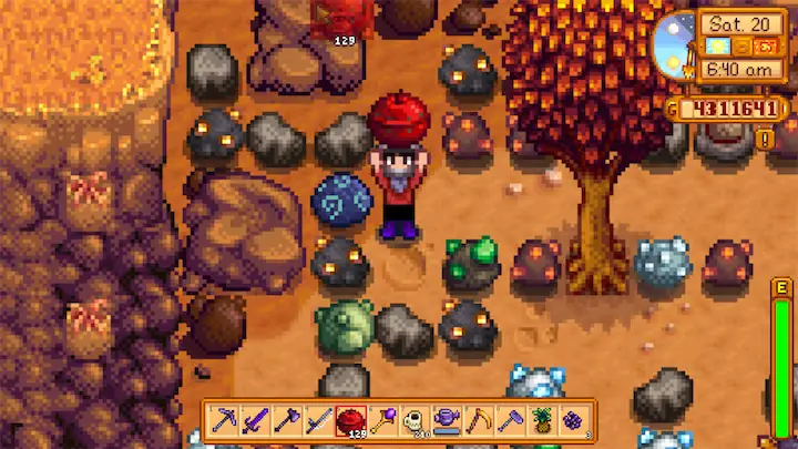 Image of a Mystic Stone in Stardew Valley