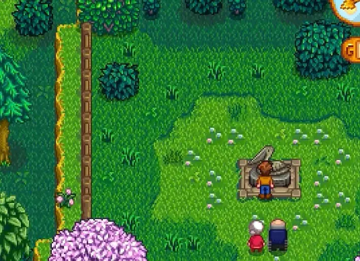 Monument in the Plaza in Stardew Valley Expanded