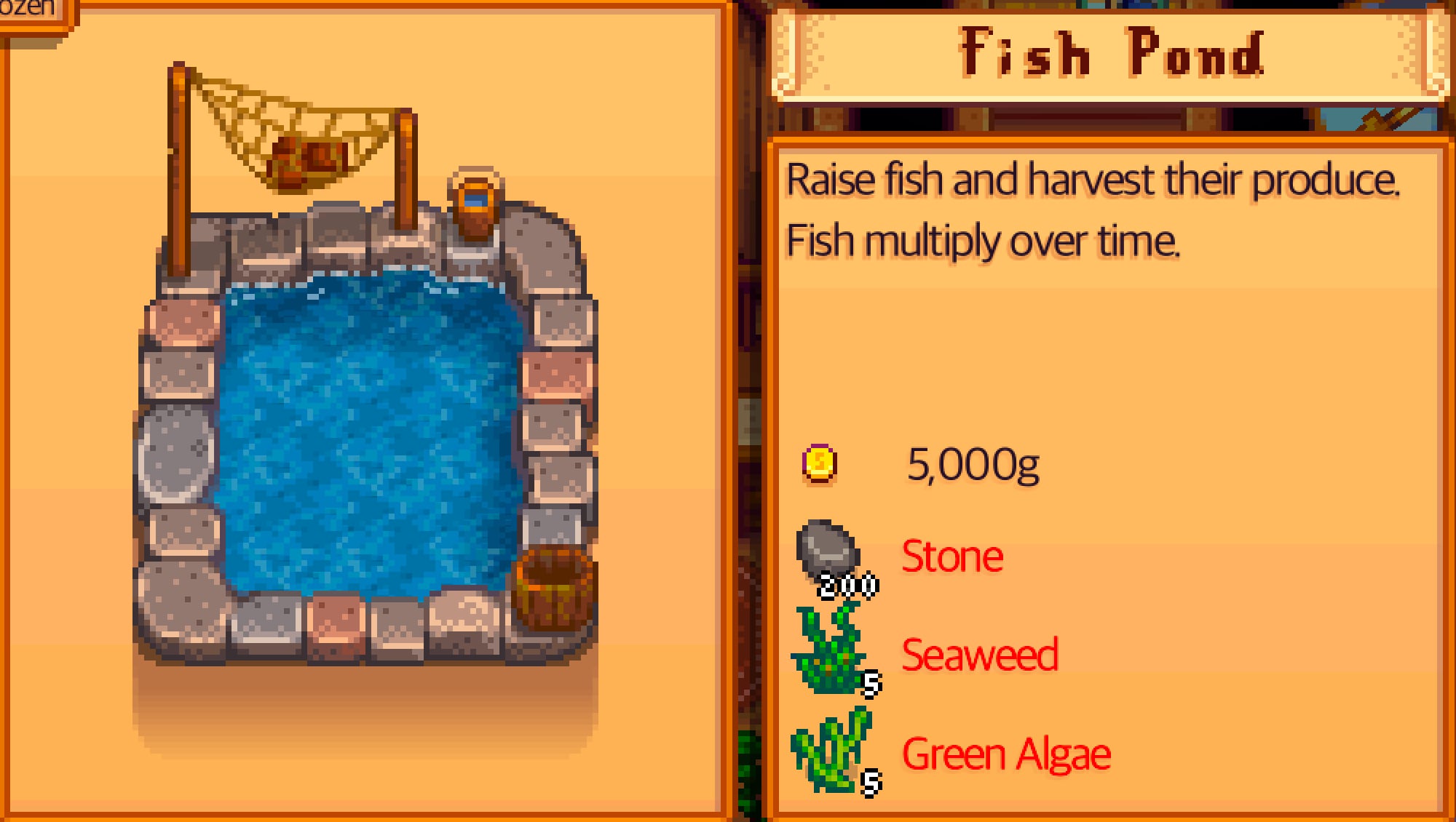 Fish Pond Requirements