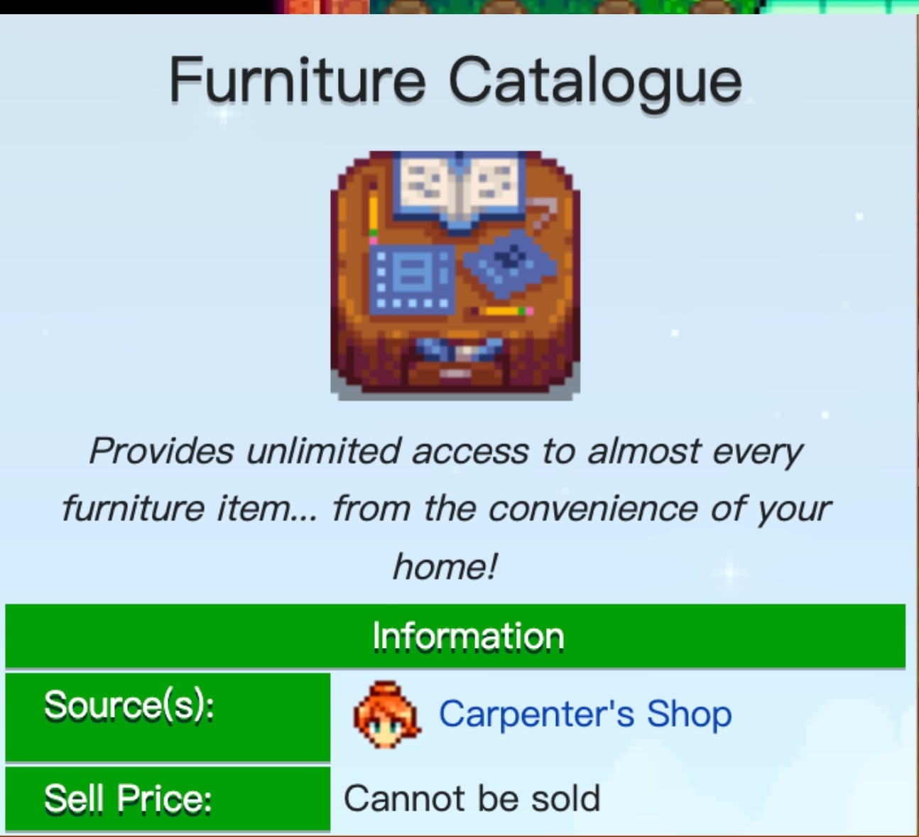 Image of the Furniture Catalogue