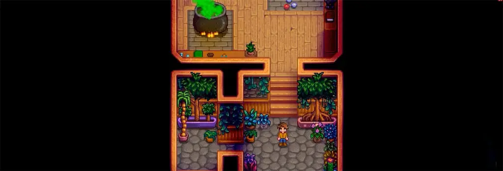 The new Garden Room added to the Wizard's Tower