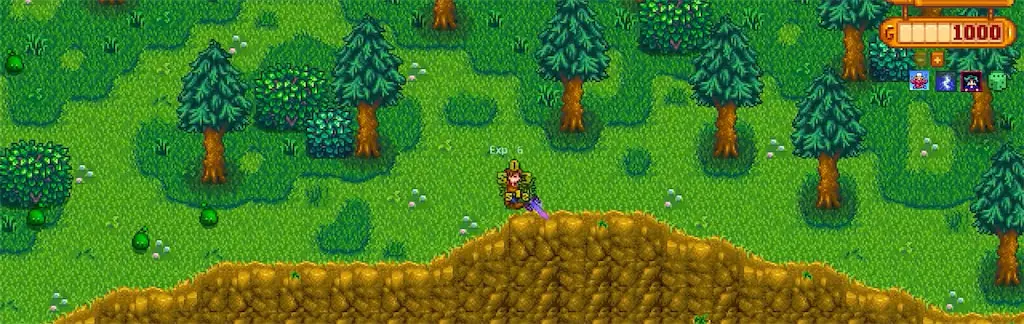 The Highland Forest area in Stardew Valley Expanded